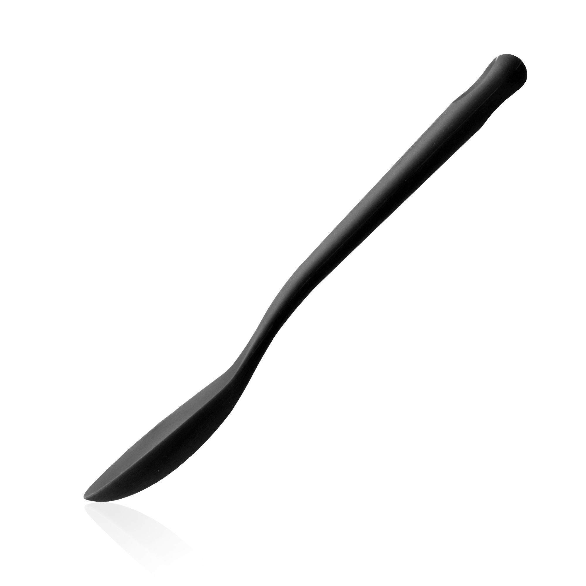 Rice spoon / salad spoon - silicone - black | Culinaris