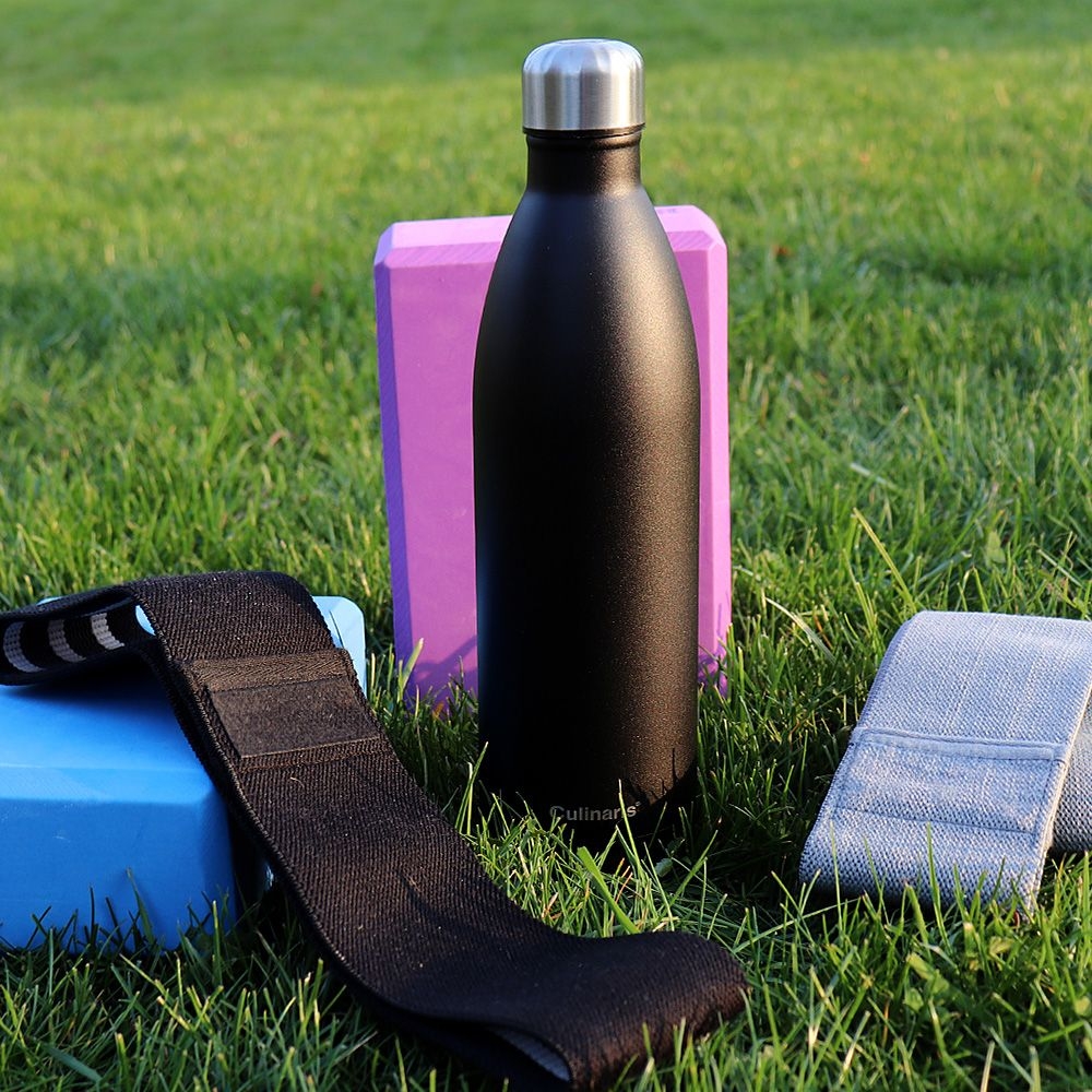 Insulated bottle - 1000 ml - black | Culinaris