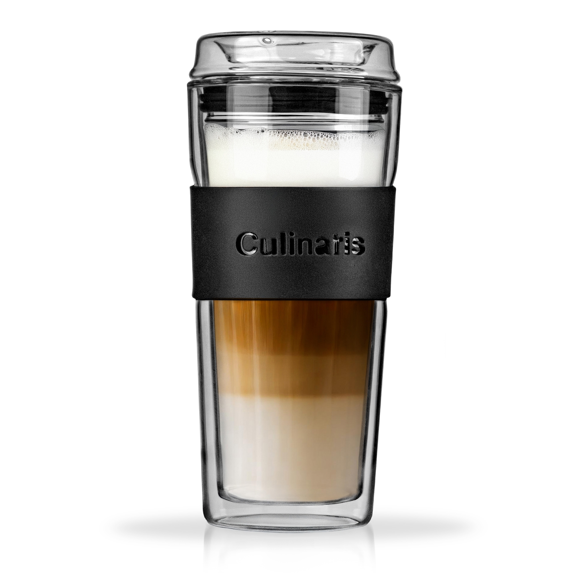 Glasmug - Portare - 420 ml - schwarz | Culinaris