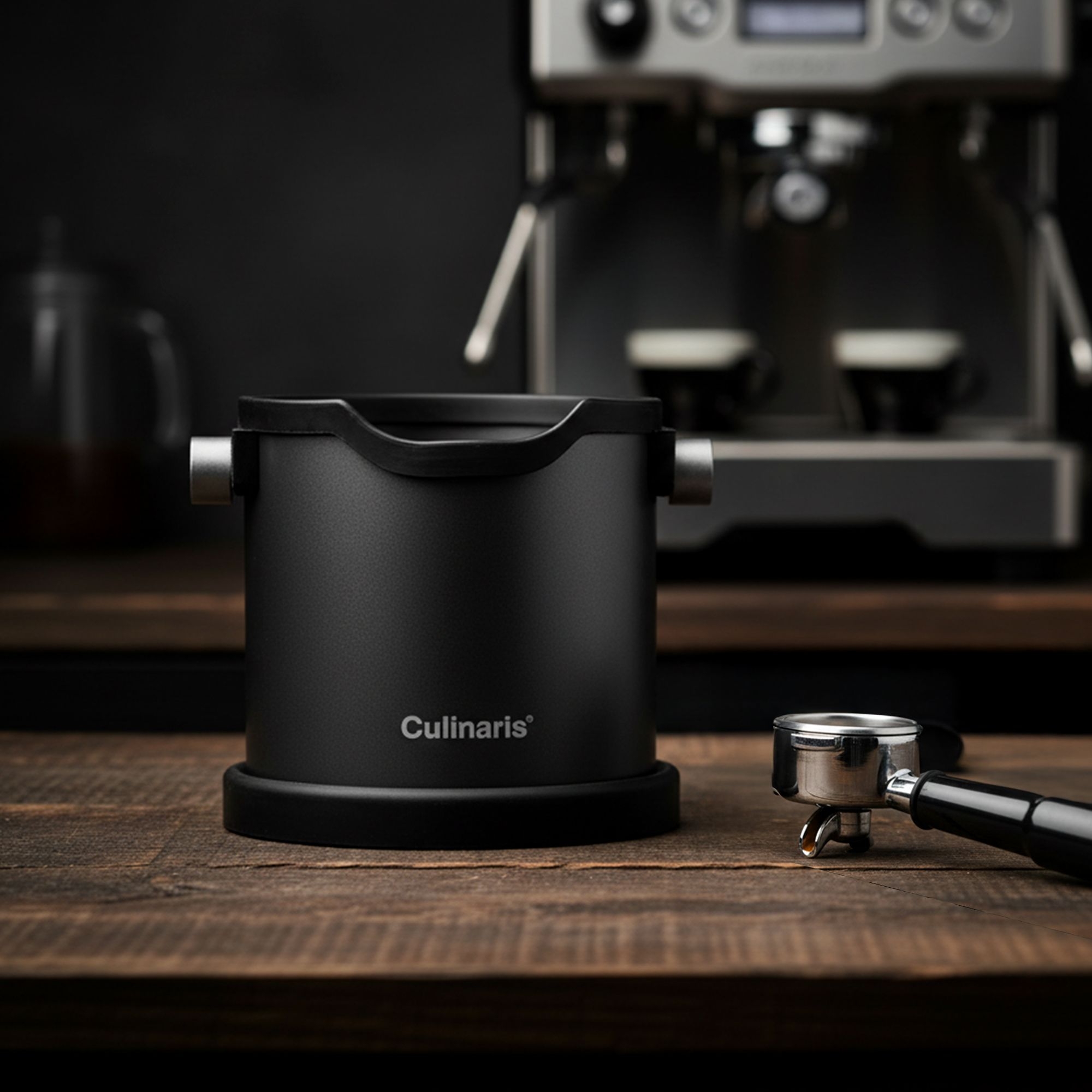 Espresso Knock Box - matt black | Culinaris