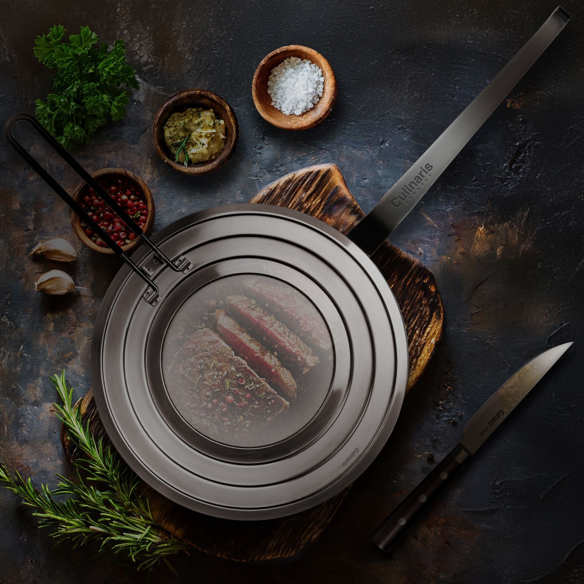 Spritzschutzsieb - Guardia - 30 cm | Culinaris