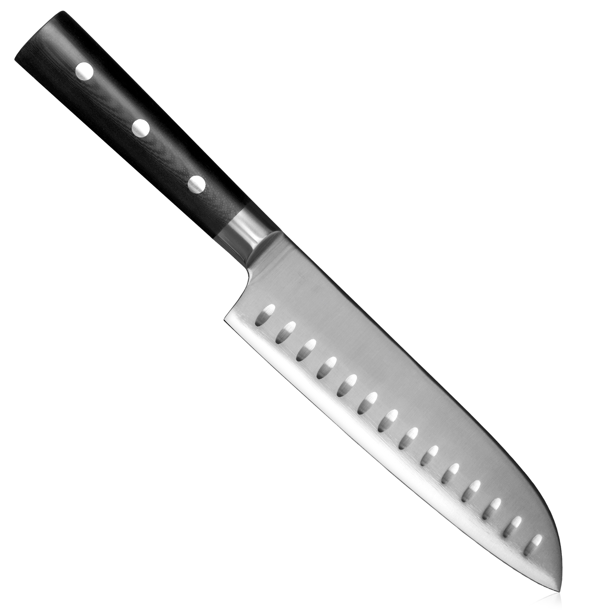 Santoku large - Black Serie - 18 cm - CB-07 | Culinaris