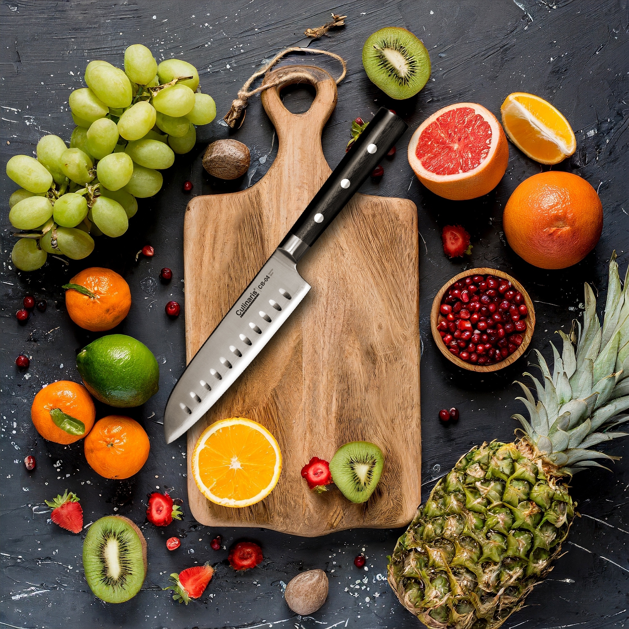 Santoku small - Black series - 13 cm - CB-04 | Culinaris