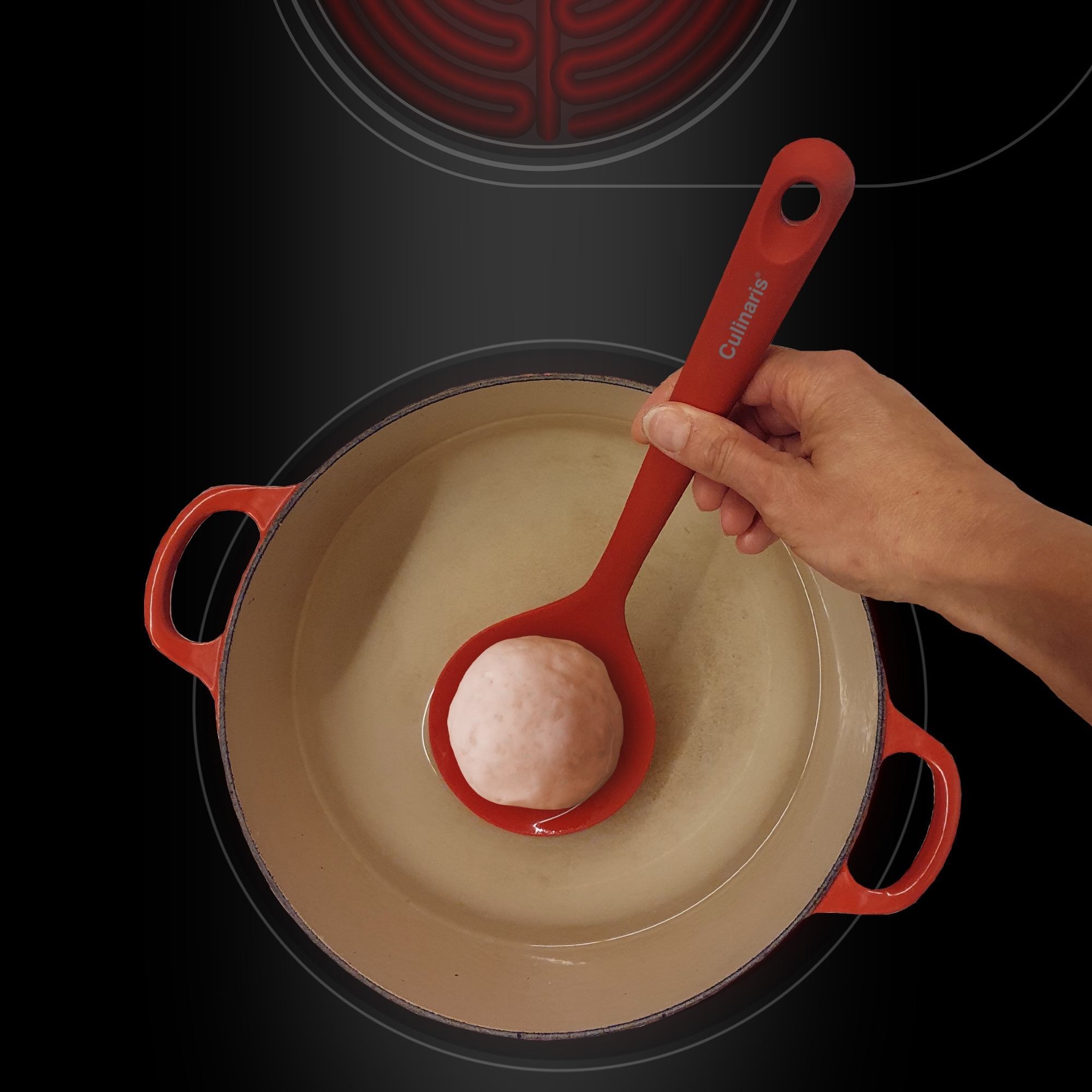 Ladle - silicone - black | Culinaris