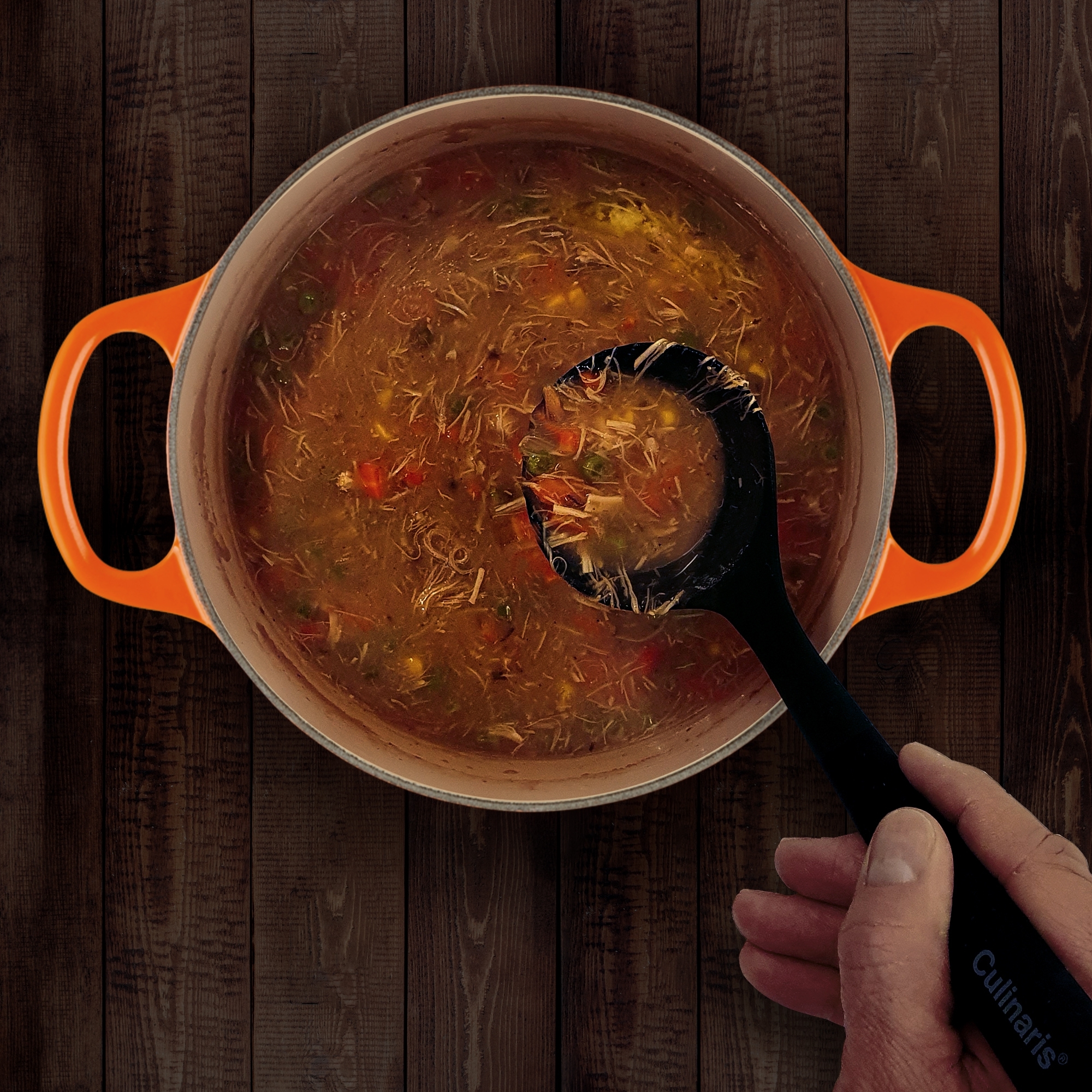 Ladle - silicone - red | Culinaris