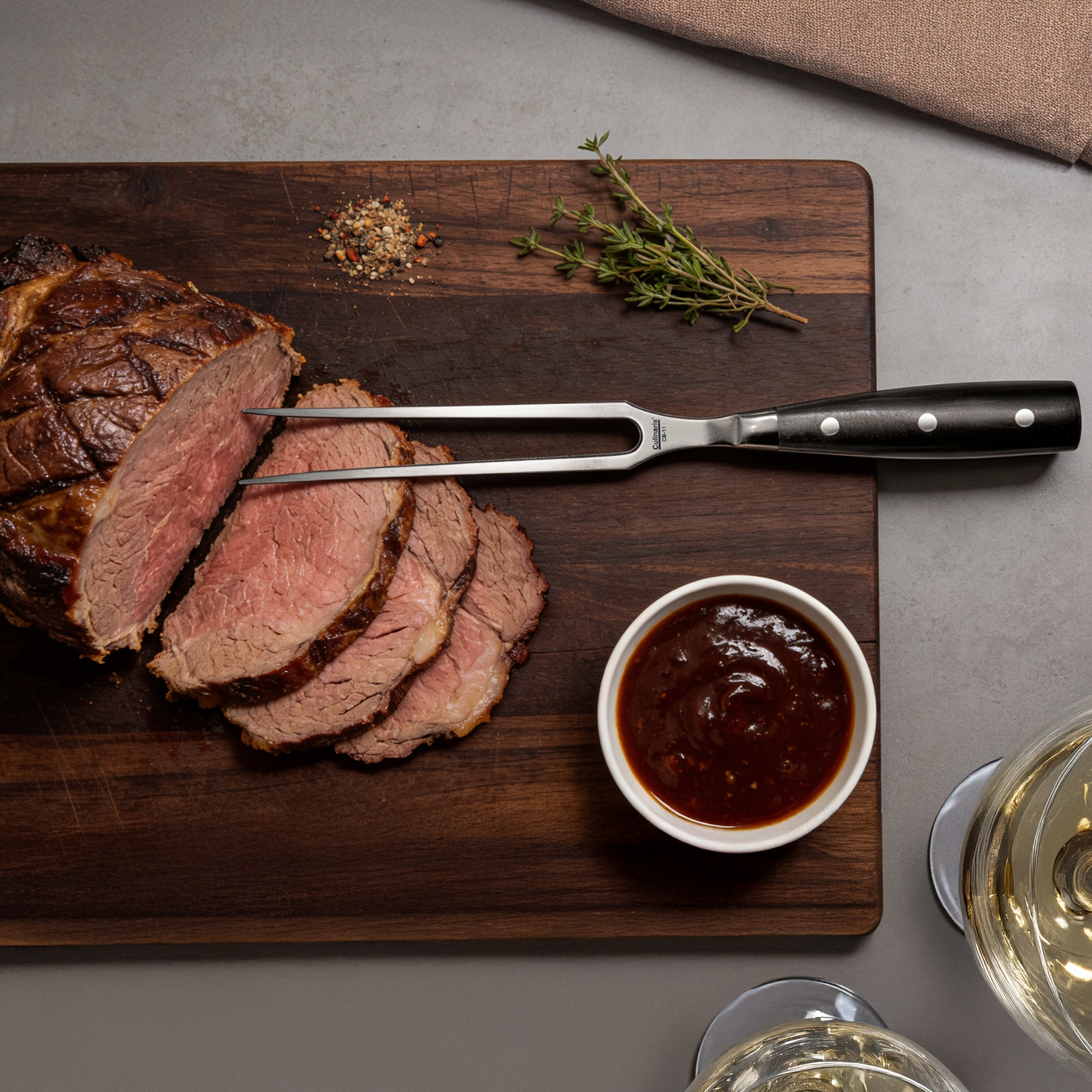 Meat fork - Black series - 19 cm - CB-11 | Culinaris