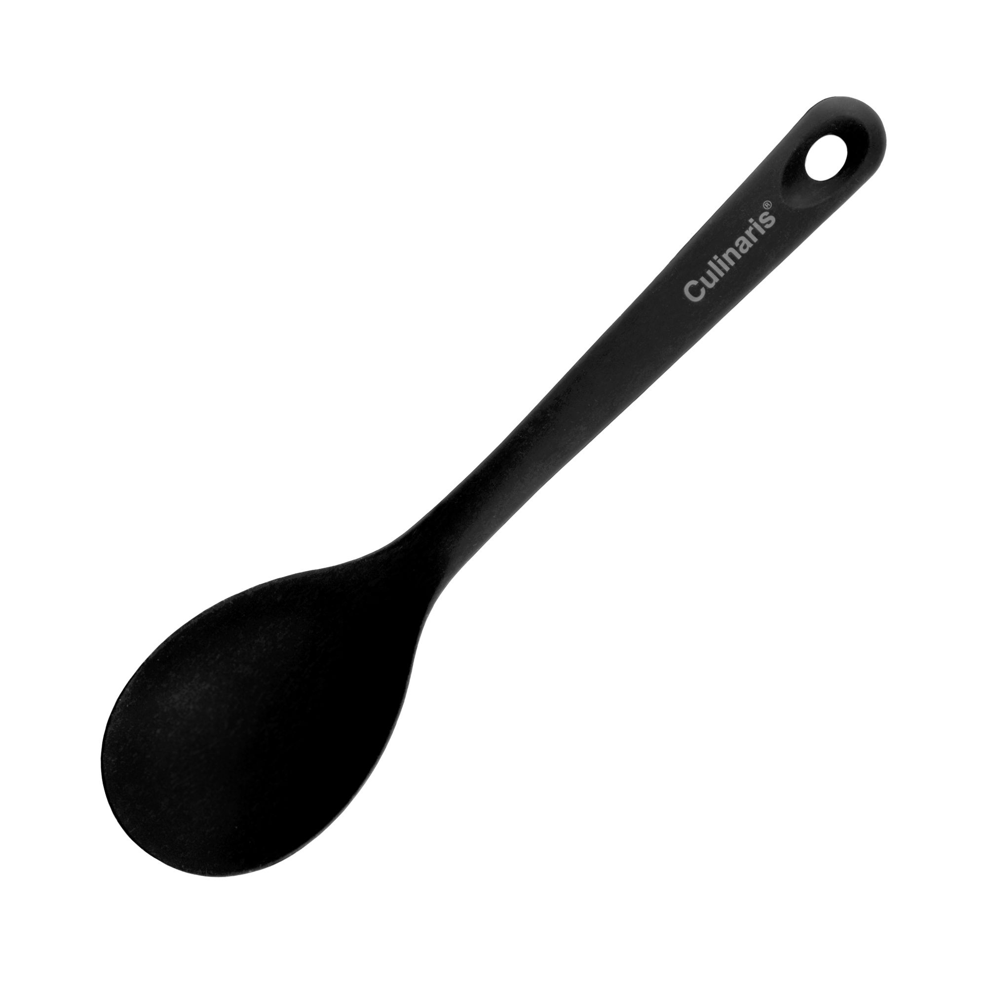 Rice spoon / salad spoon - silicone - black | Culinaris