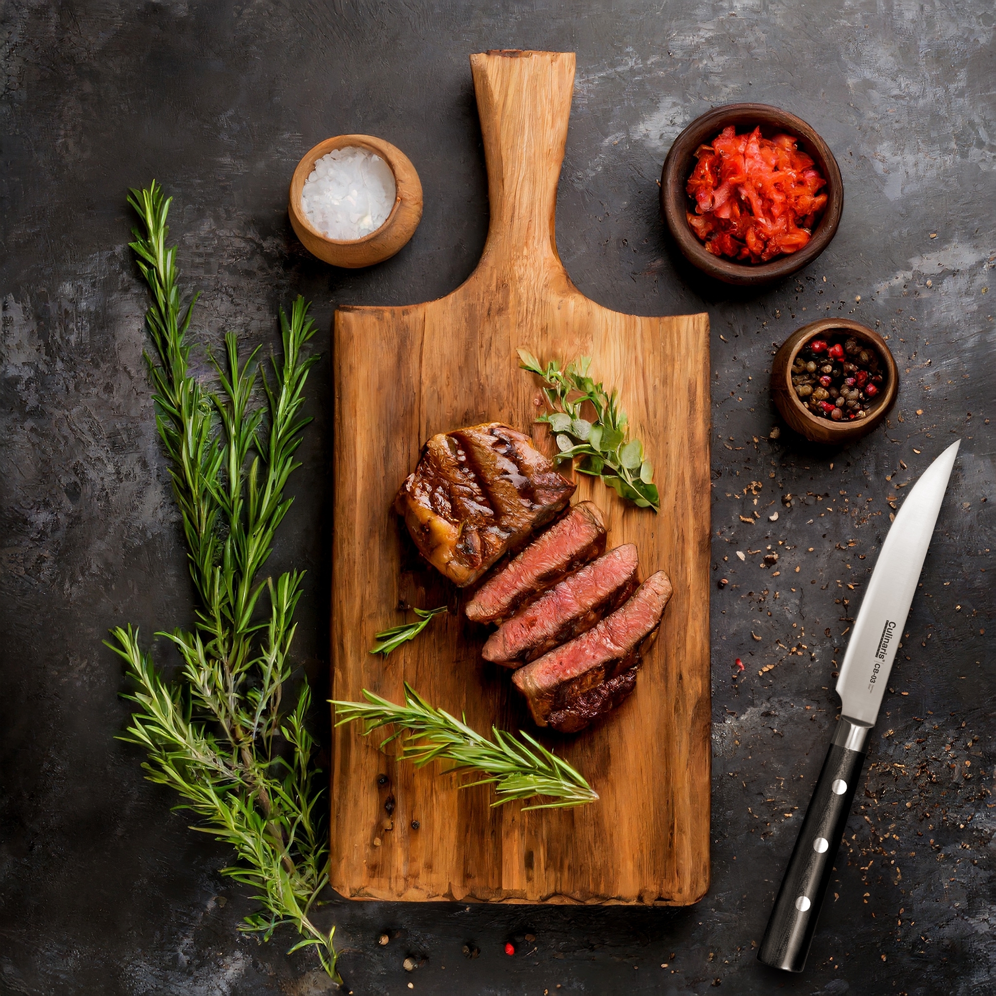 Steakmesser - Black Serie - 13,5 cm - CB-03 | Culinaris