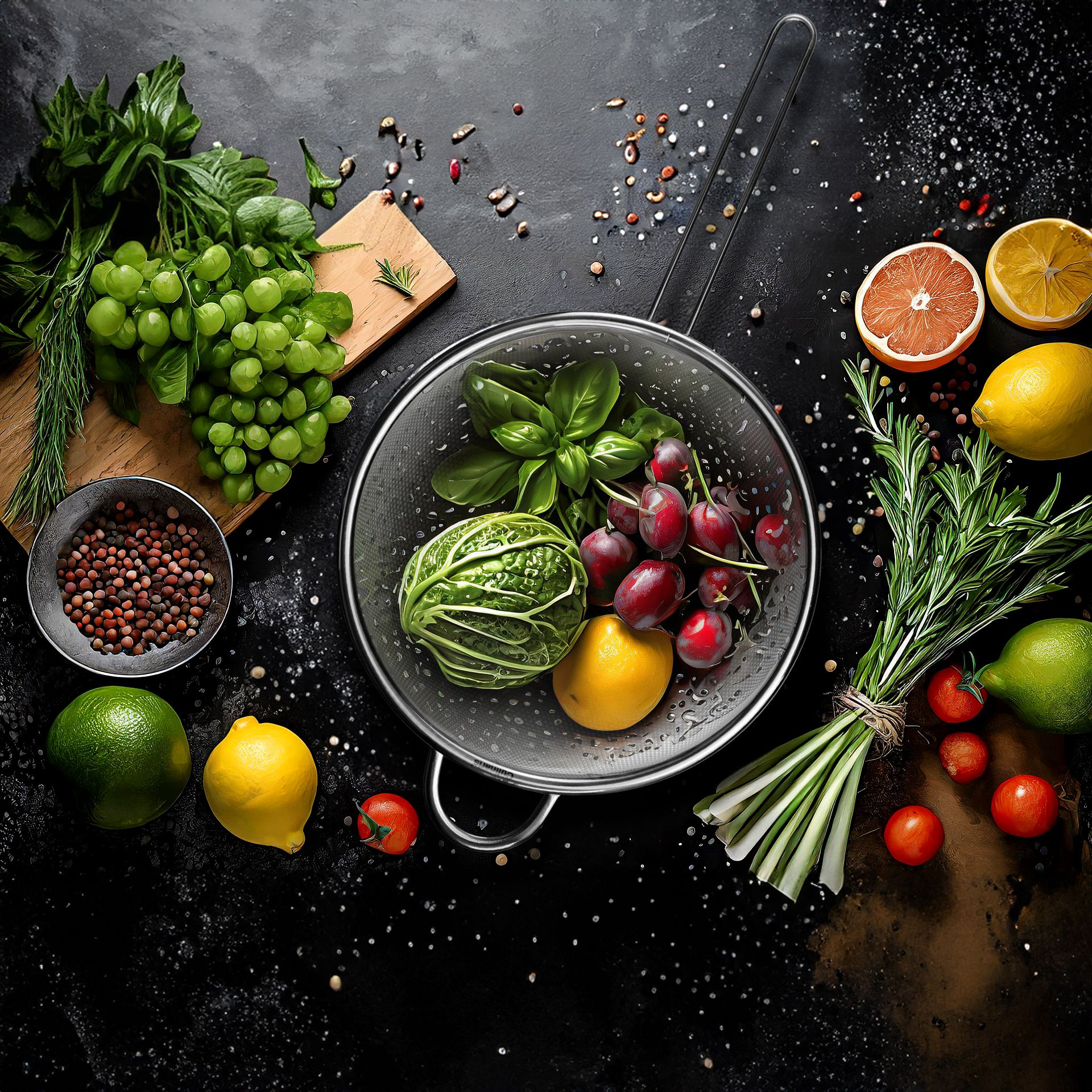 Seiher mit Griff - Separati - 23,5 cm | Culinaris