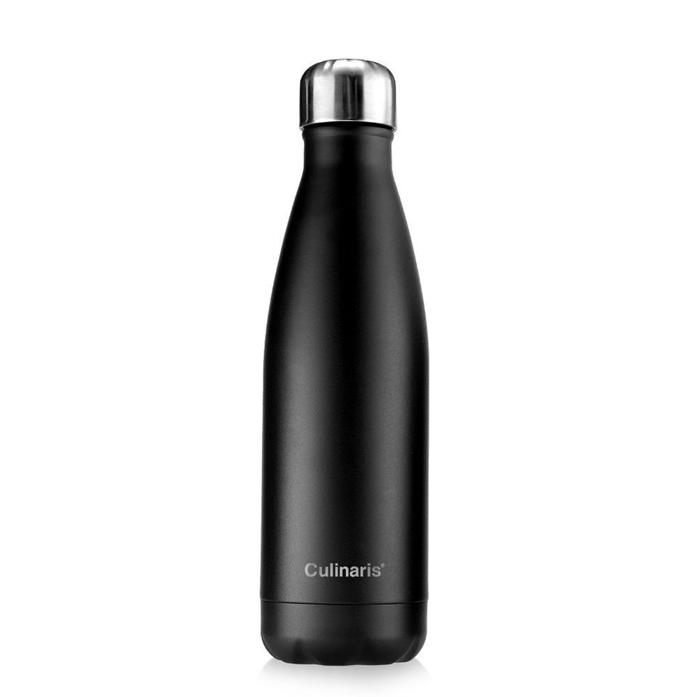 Isolierflasche - 500 ml - schwarz | Culinaris