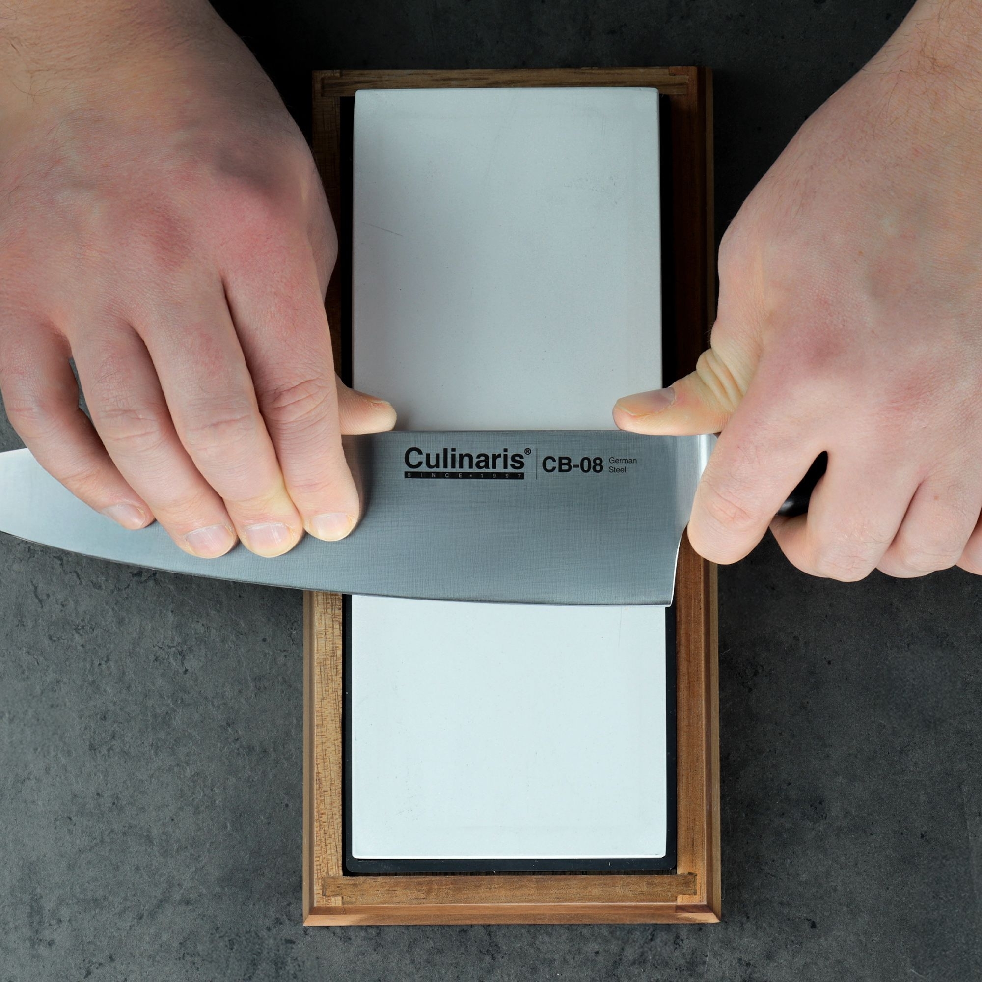 Wet whetstone - 3000/8000 - 5-piece set | Culinaris