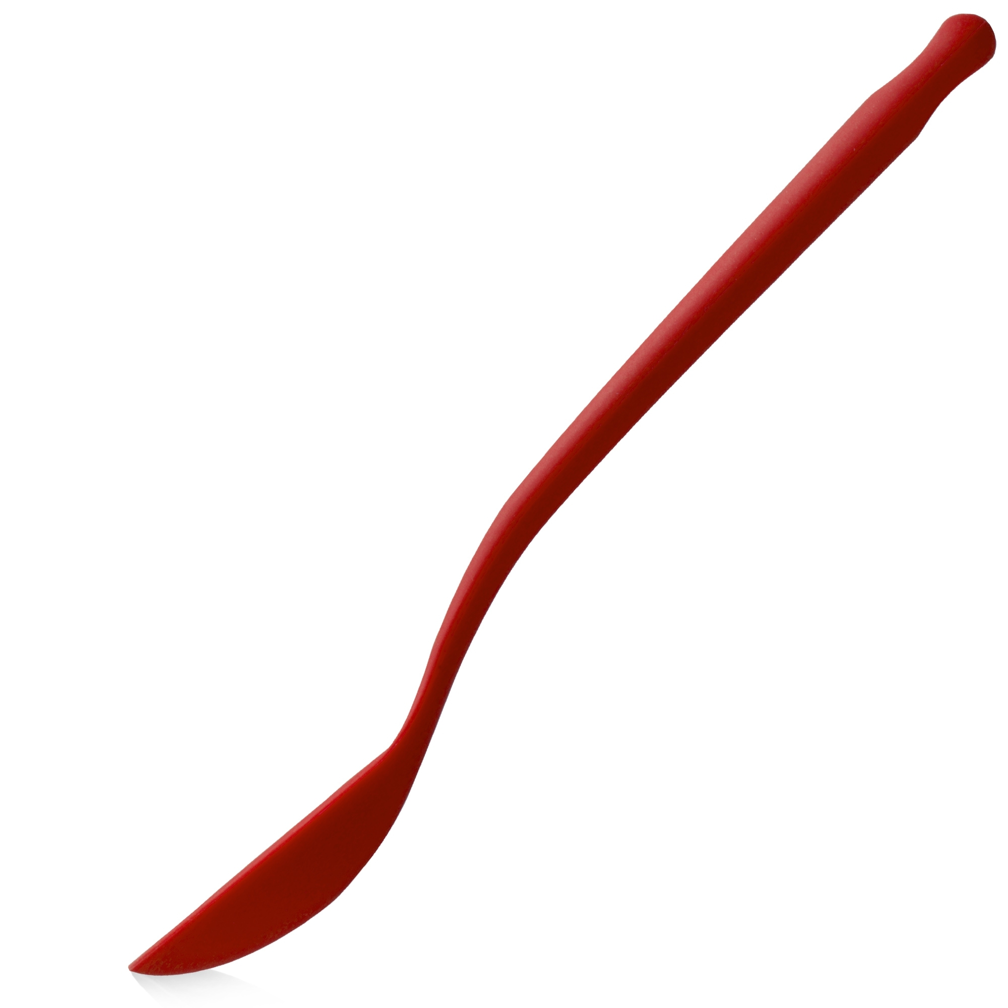 Serving spoon - silicone - red | Culinaris