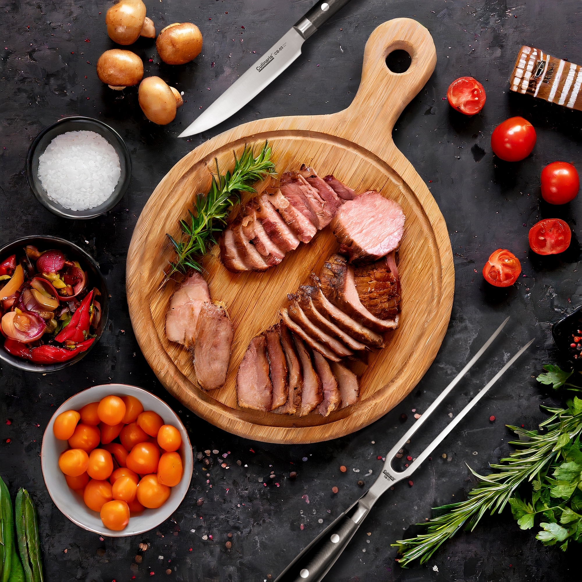 Steakmesser - Black Serie - 13,5 cm - CB-03 | Culinaris