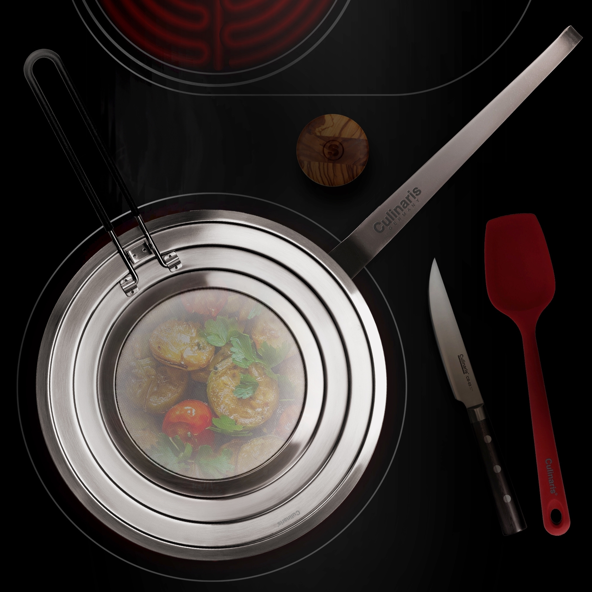 Spritzschutzsieb - Guardia - 30 cm | Culinaris