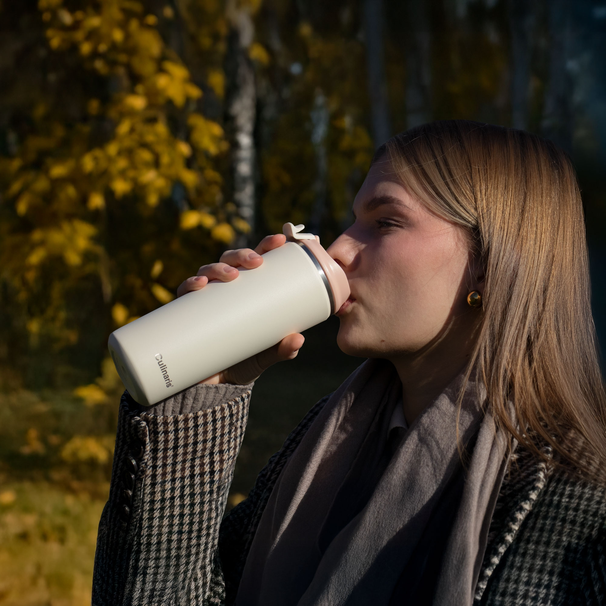 Thermo mug - Amico - 460 ml - creme | Culinaris