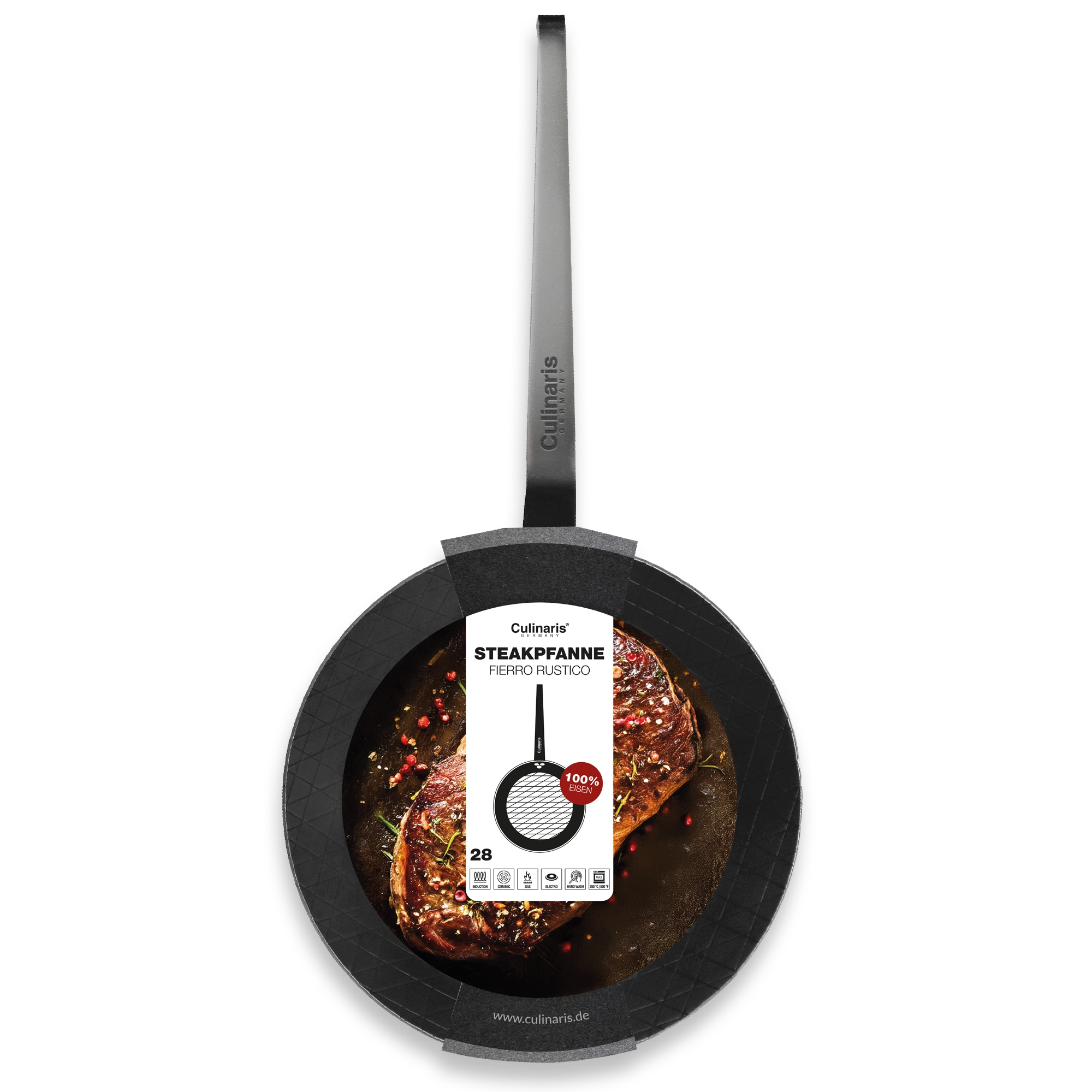 Steakpfanne - Fierro Rustico - 28 cm | Culinaris