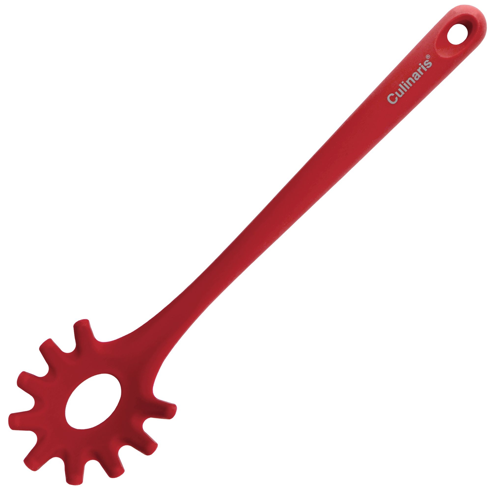 Pasta spoon - silicone - red | Culinaris