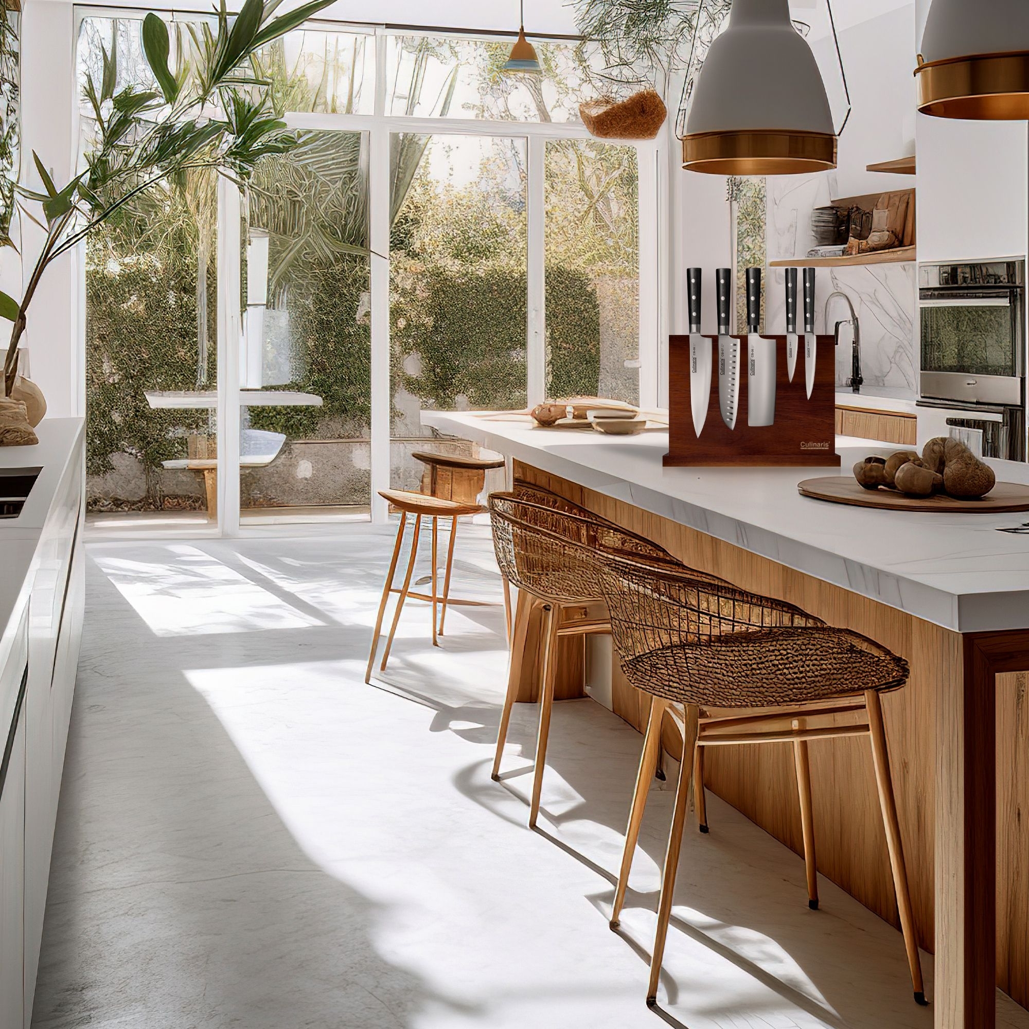 Santoku groß - Black Serie - 18 cm - CB-07 | Culinaris