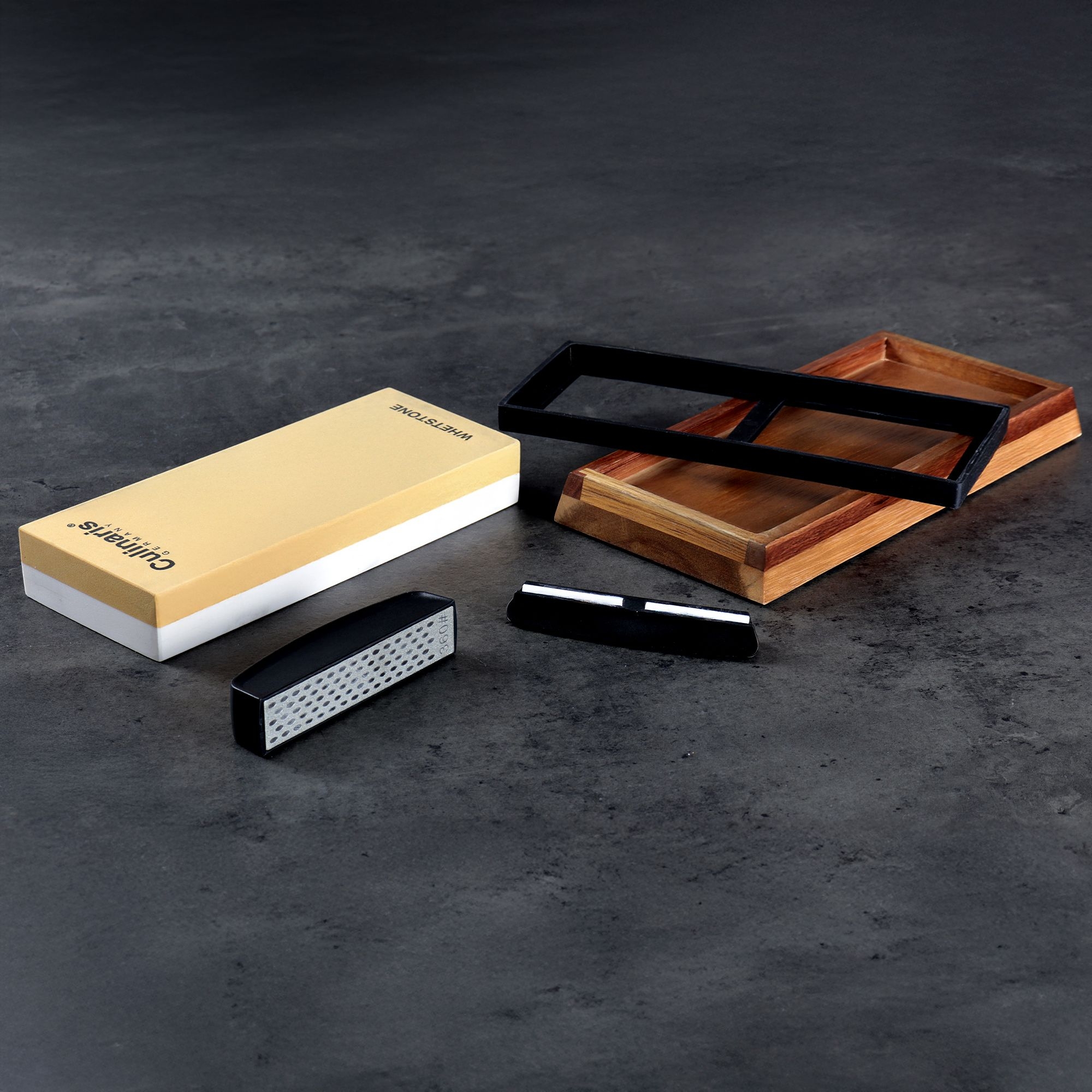 Nass-Schleifstein - 240/1000 - 5tlg.-Set | Culinaris