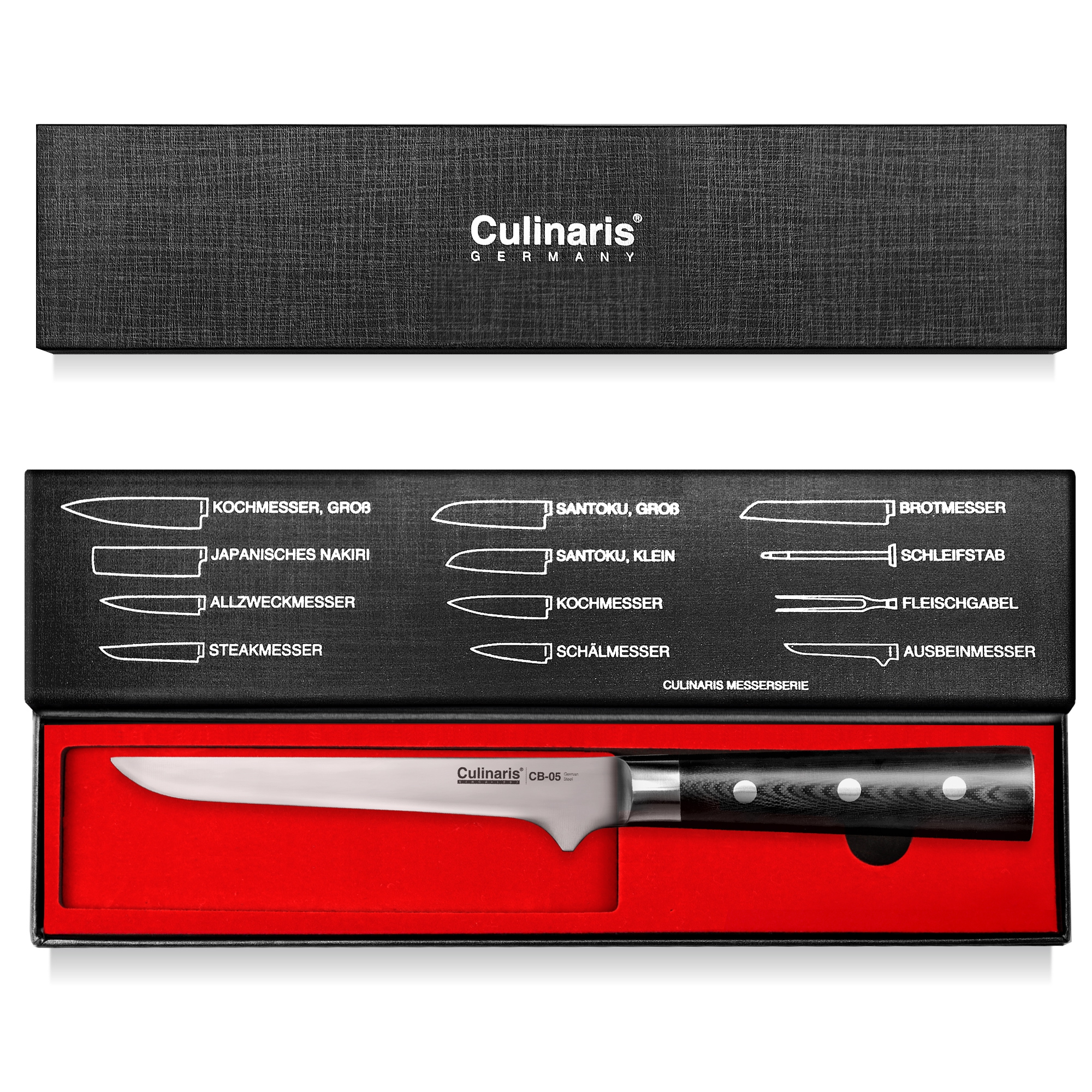 Boning knife - Black Series - 16 cm - CB-05 | Culinaris
