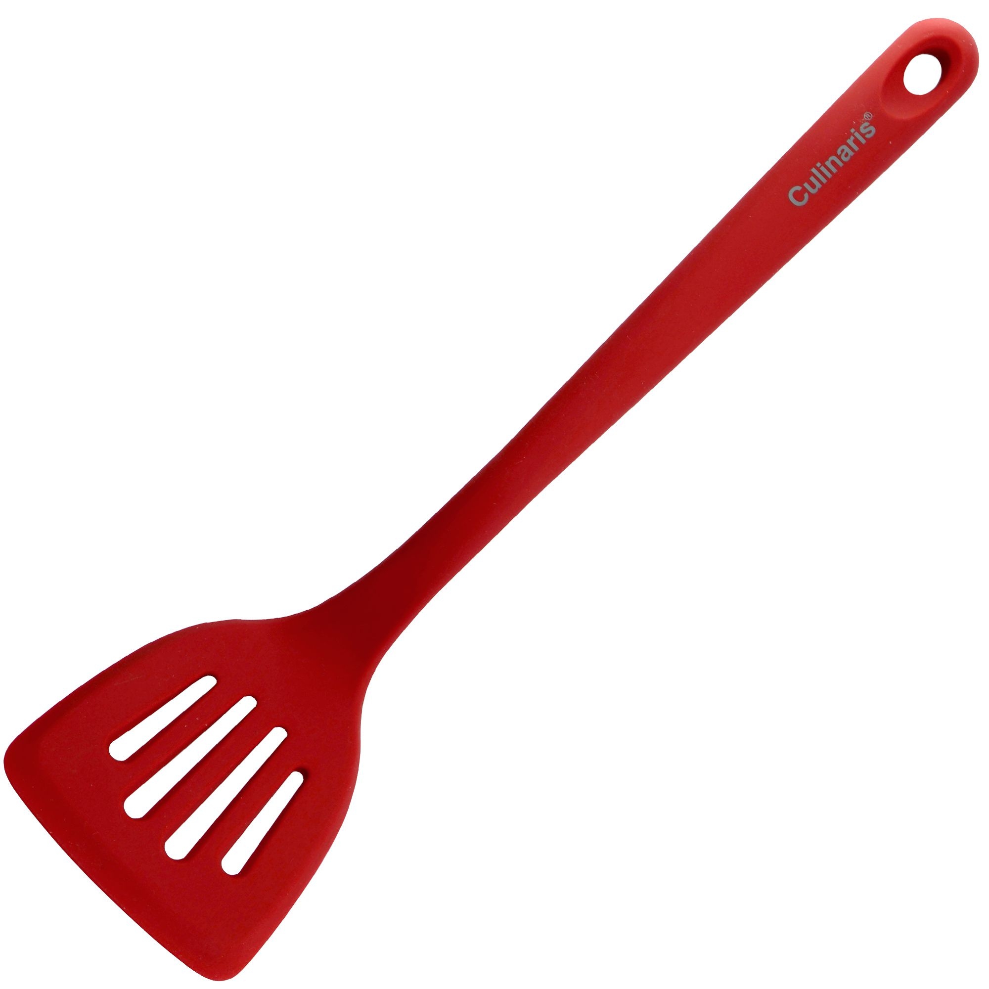 Slotted turner - silicone - red | Culinaris