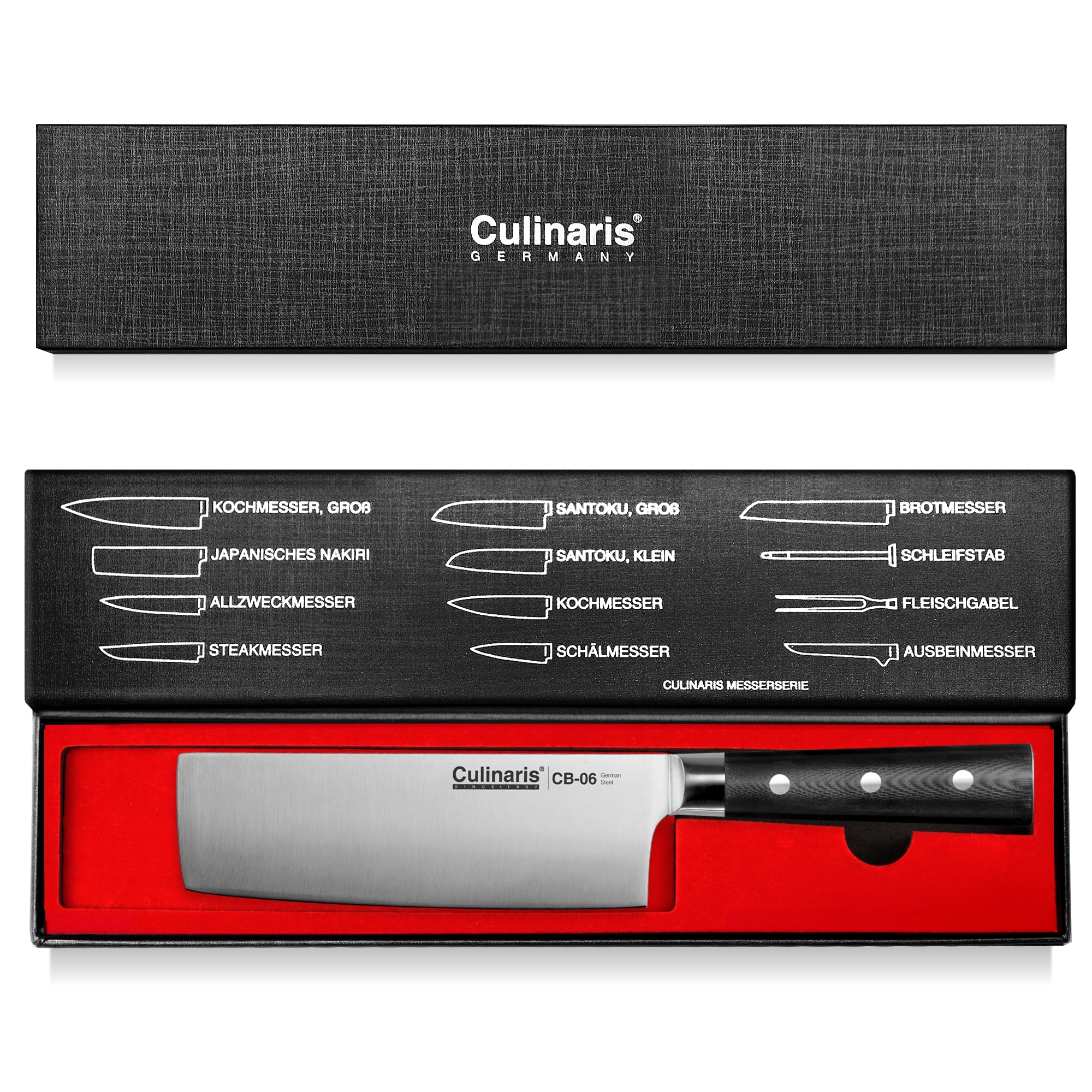 Nakiri - Black Series - 17 cm - CB-06 | Culinaris