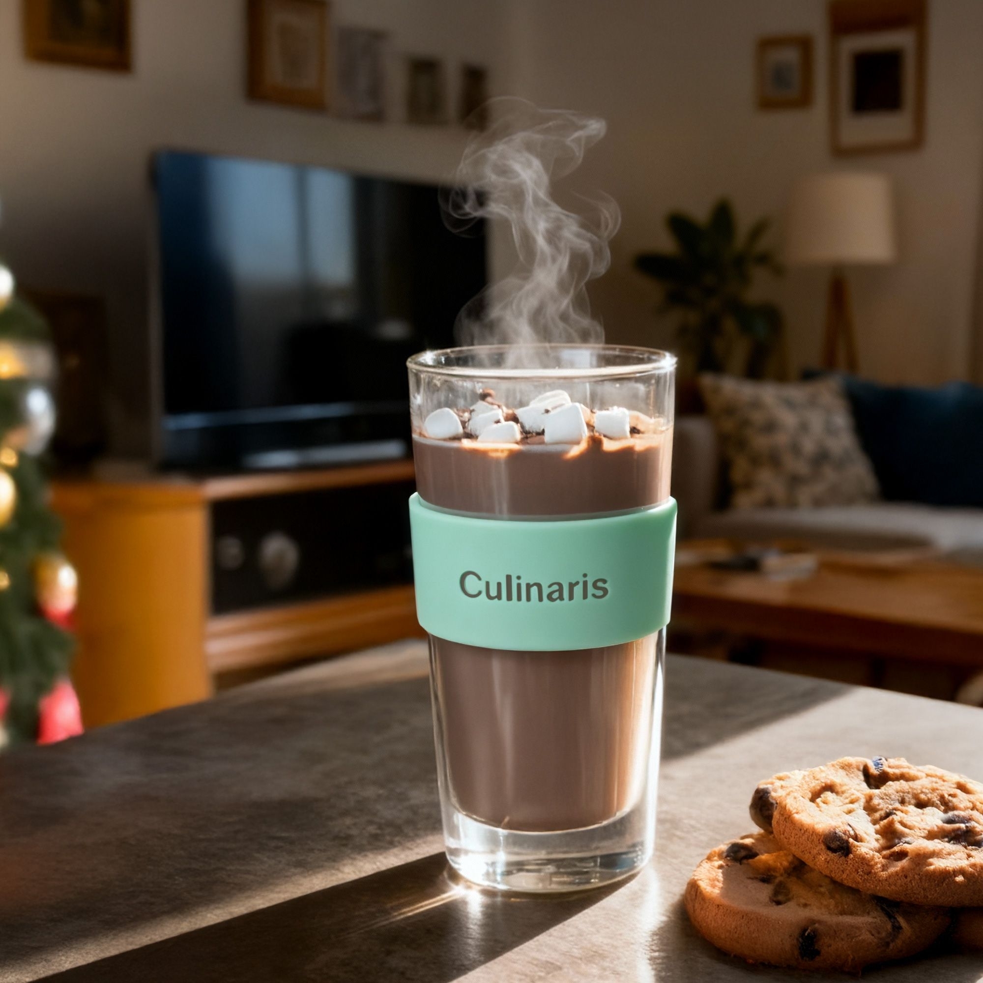 Glass mug - portare - 420 ml - mint | Culinaris