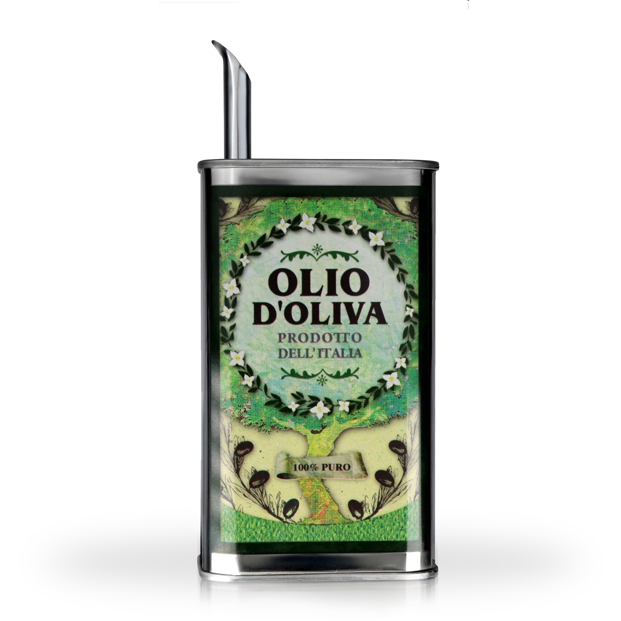 Oil can – Green - 1000 ml | Culinaris