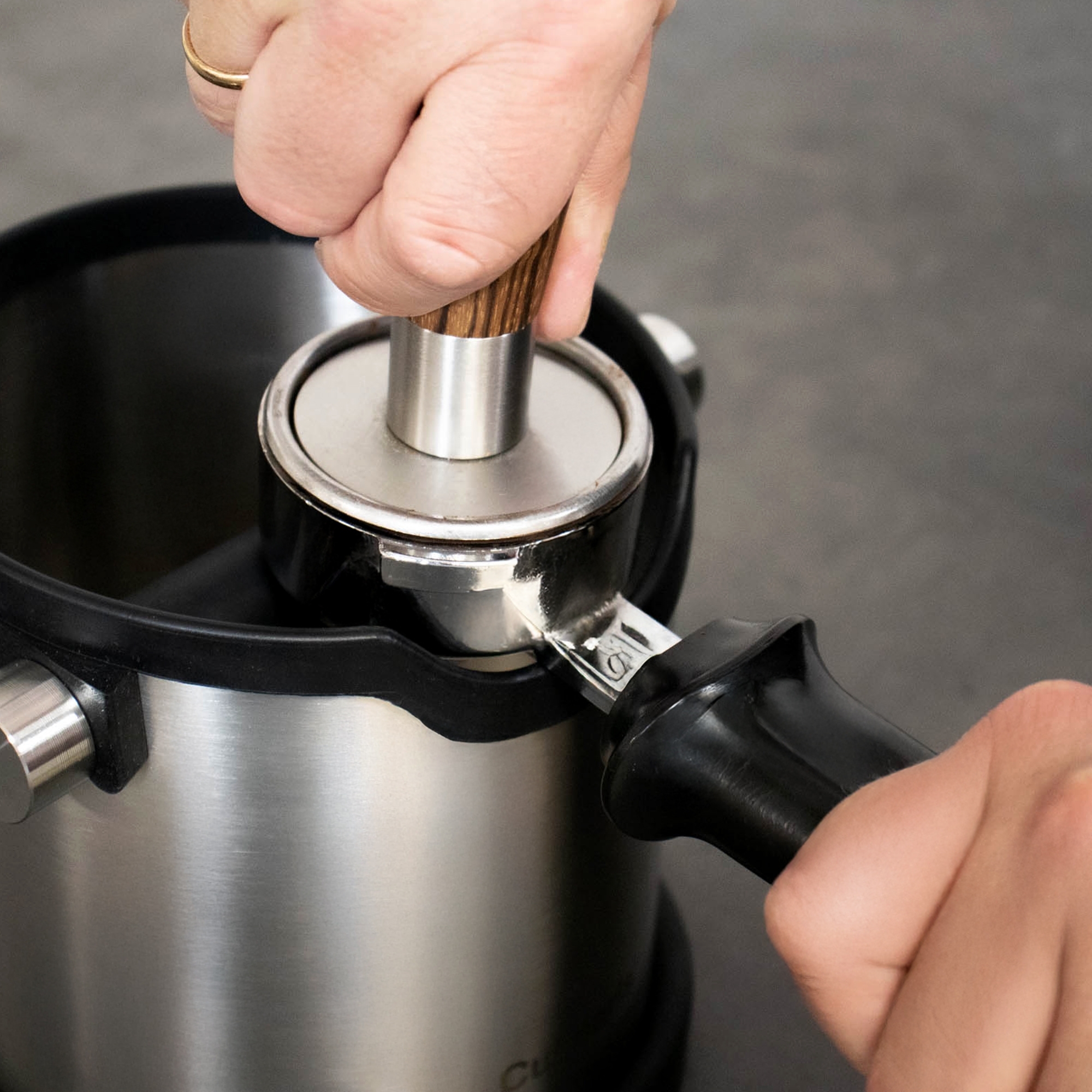 Espresso Knock Box - stainless steel matt | Culinaris