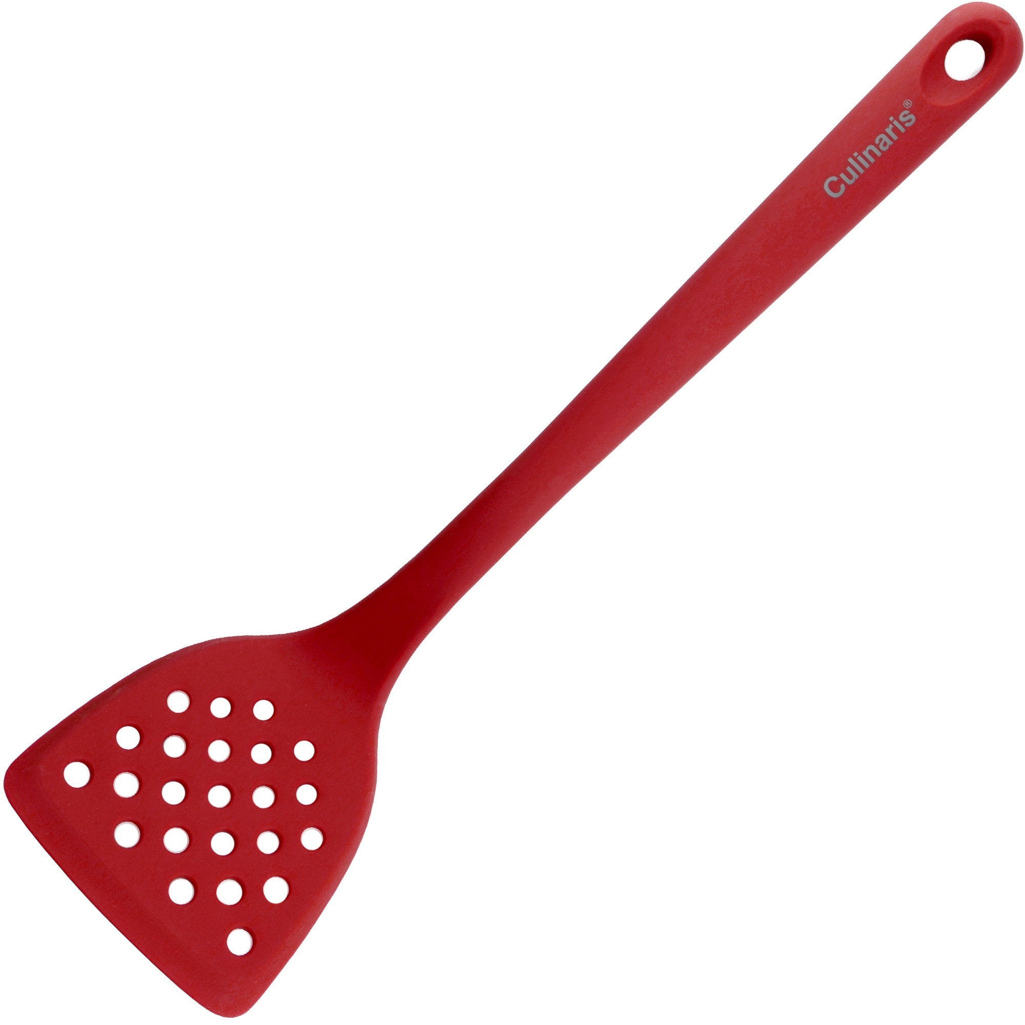 Perforated turner - silicone - red | Culinaris