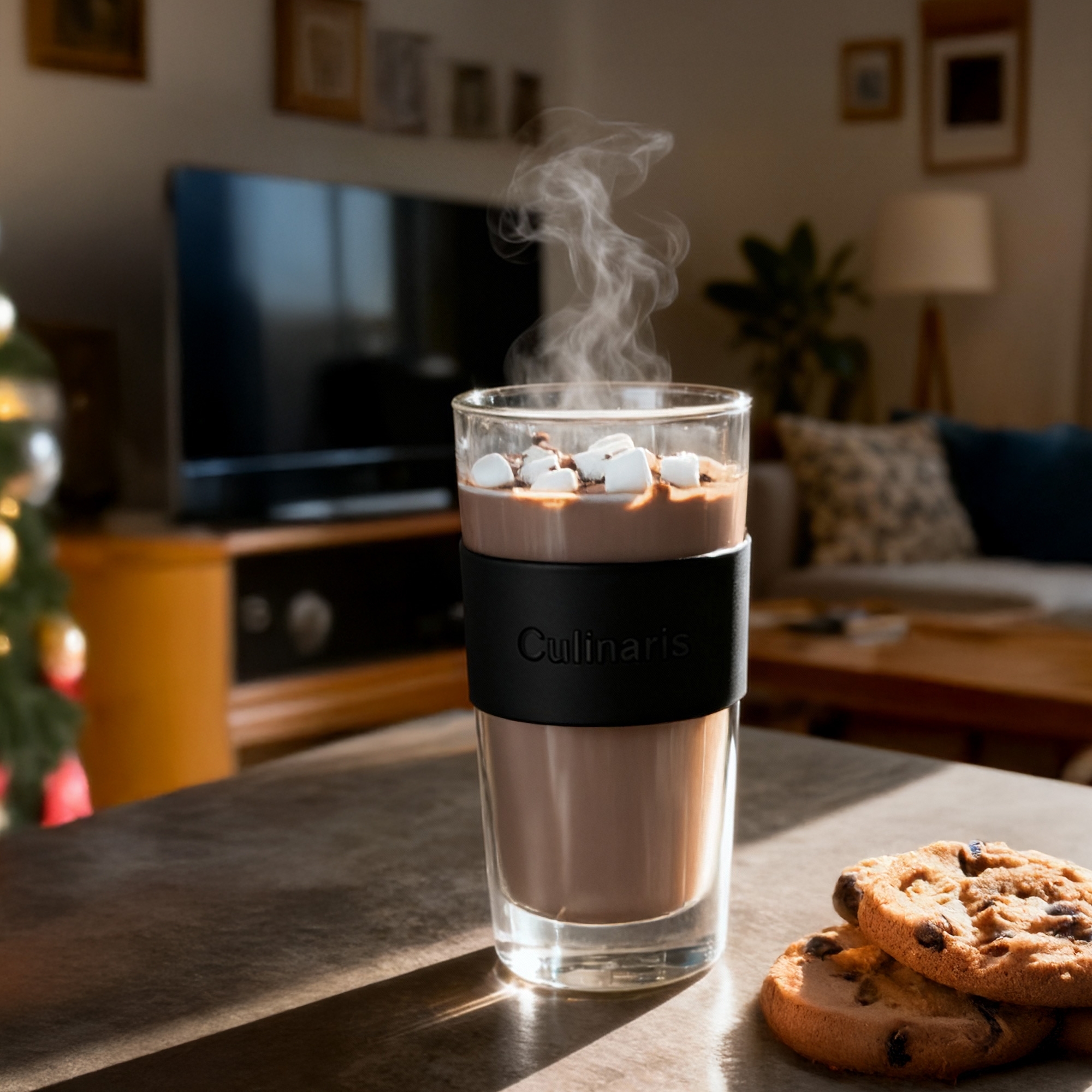 Glasmug - Portare - 420 ml - schwarz | Culinaris