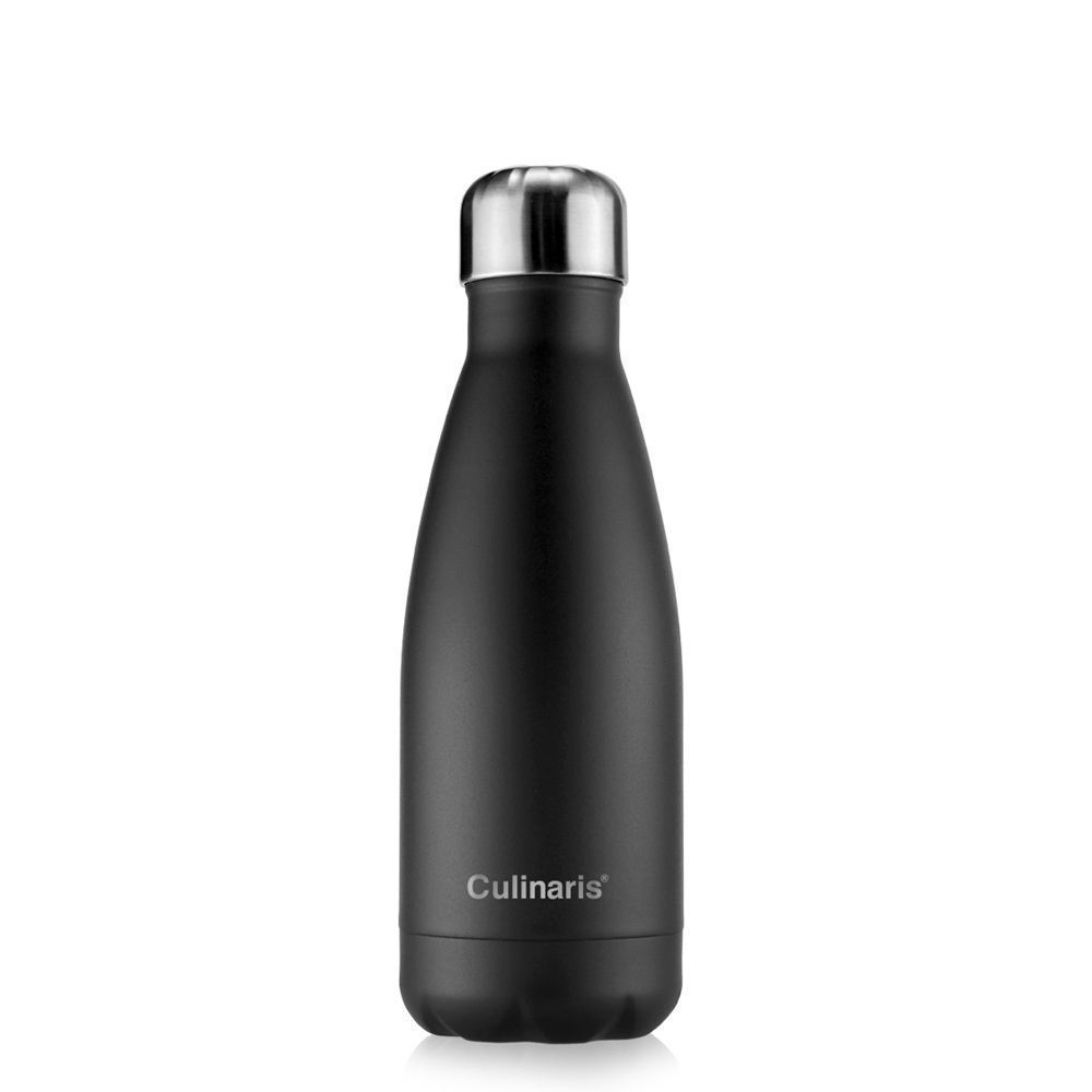 Insulated bottle - 350 ml - black | Culinaris