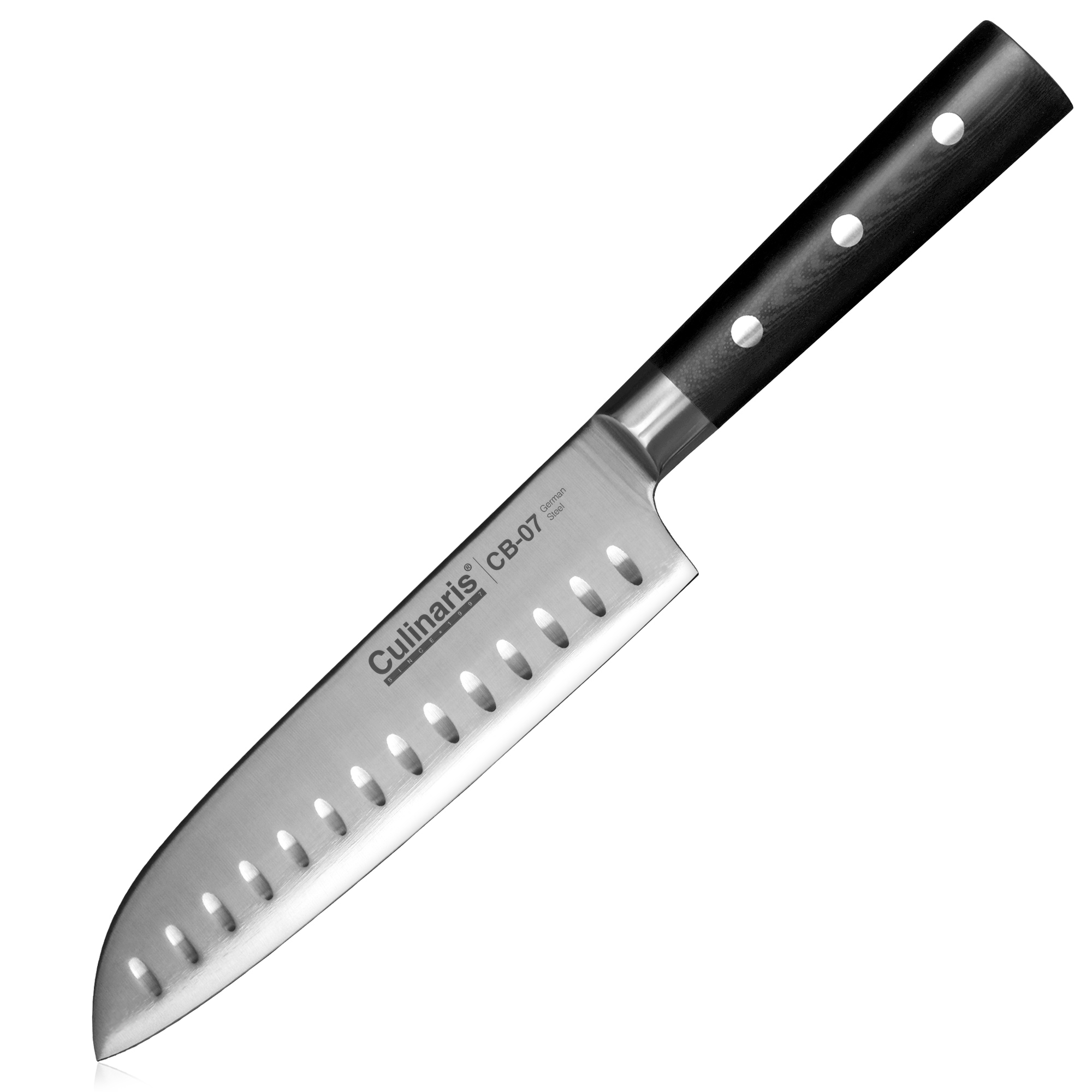 Santoku groß - Black Serie - 18 cm - CB-07 | Culinaris