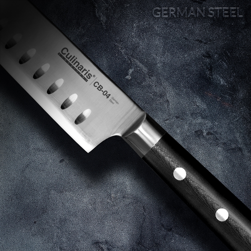 Santoku klein - Black Serie - 13 cm - CB-04 | Culinaris