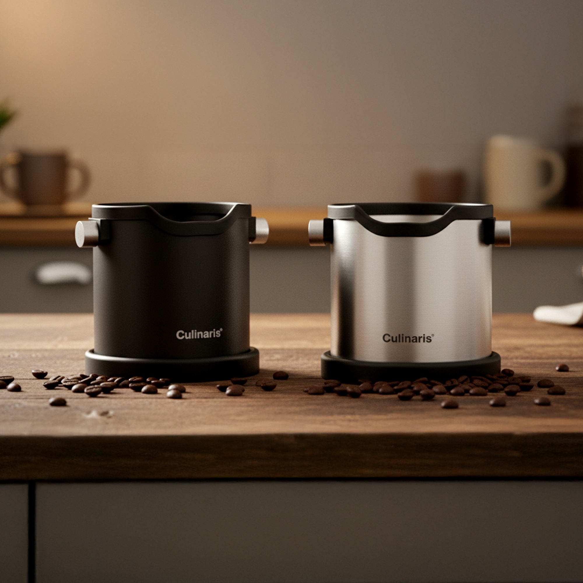 Espresso Knock Box - stainless steel matt | Culinaris