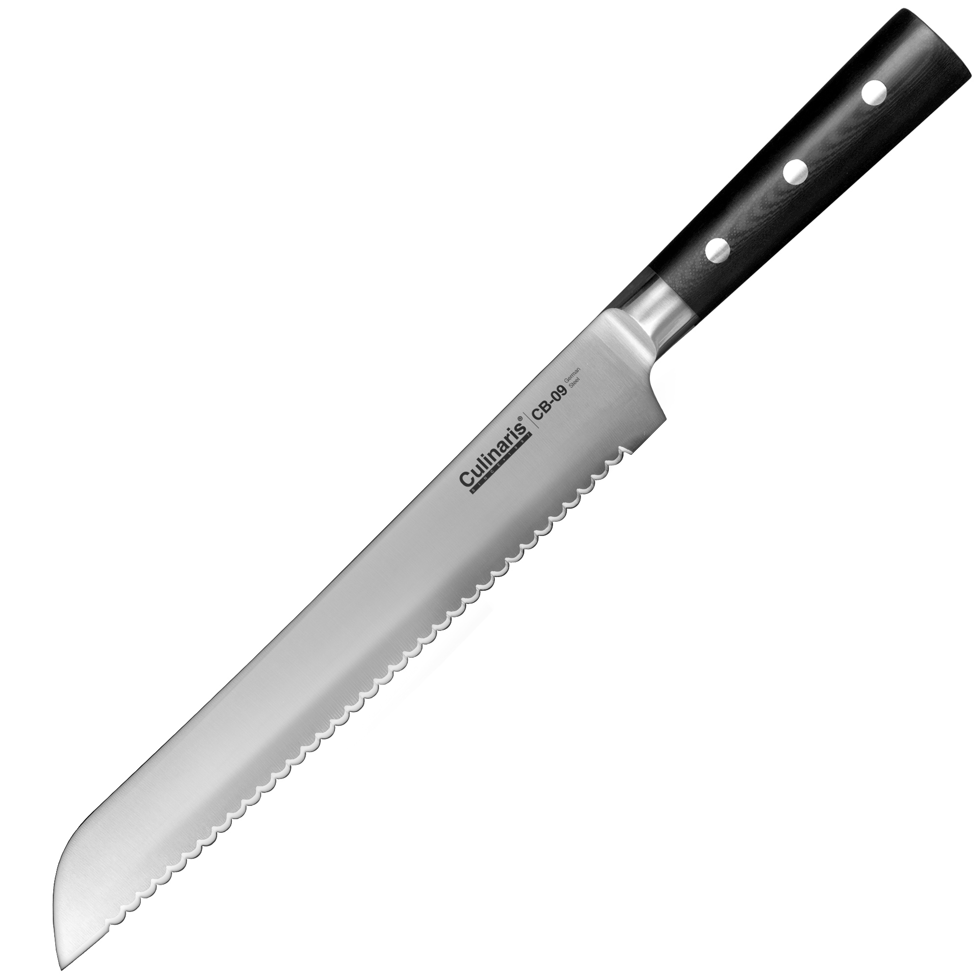 Brotmesser - Black Serie - 25 cm - CB-09 | Culinaris