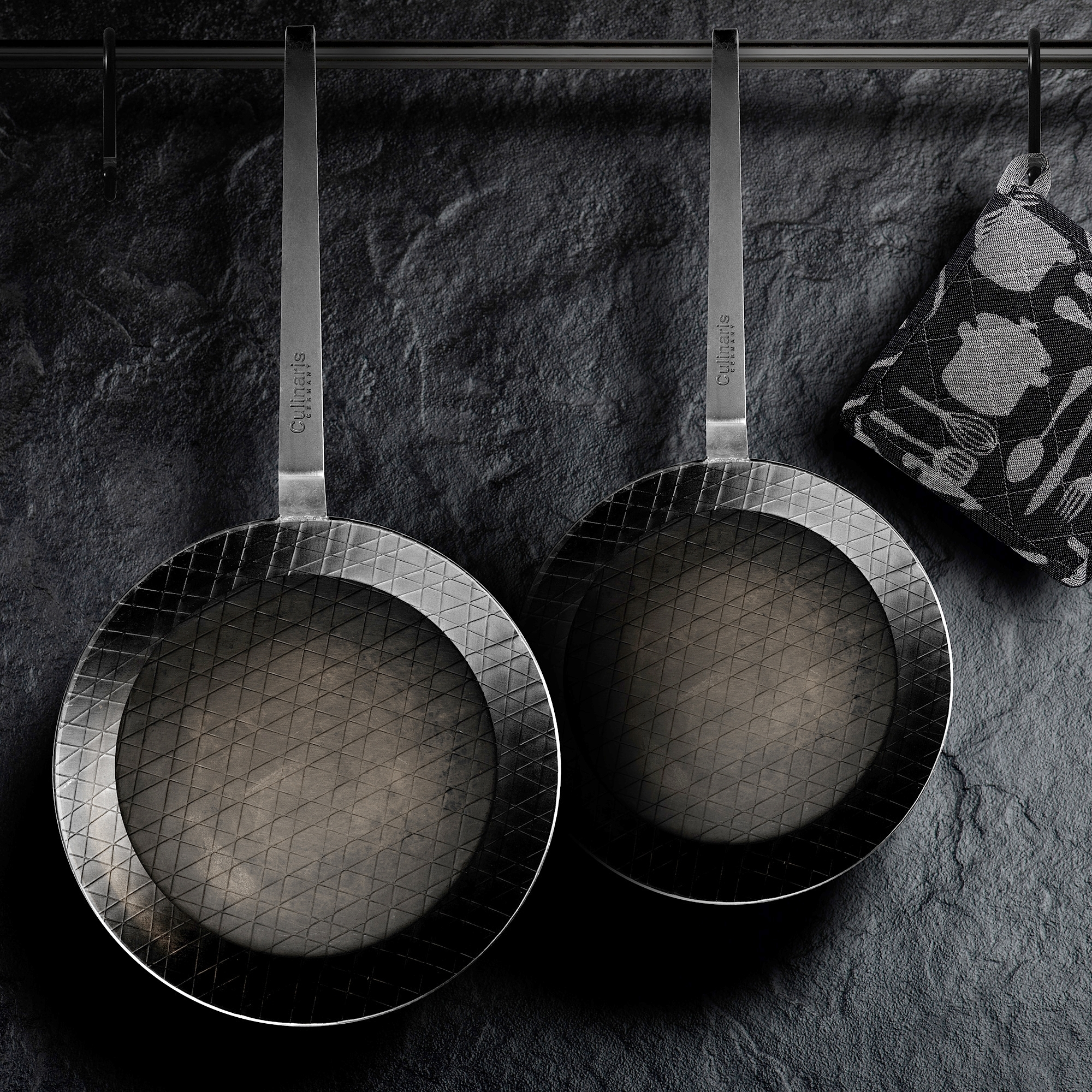 Steakpfanne - Fierro Rustico - 28 cm - Eingebrannt | Culinaris