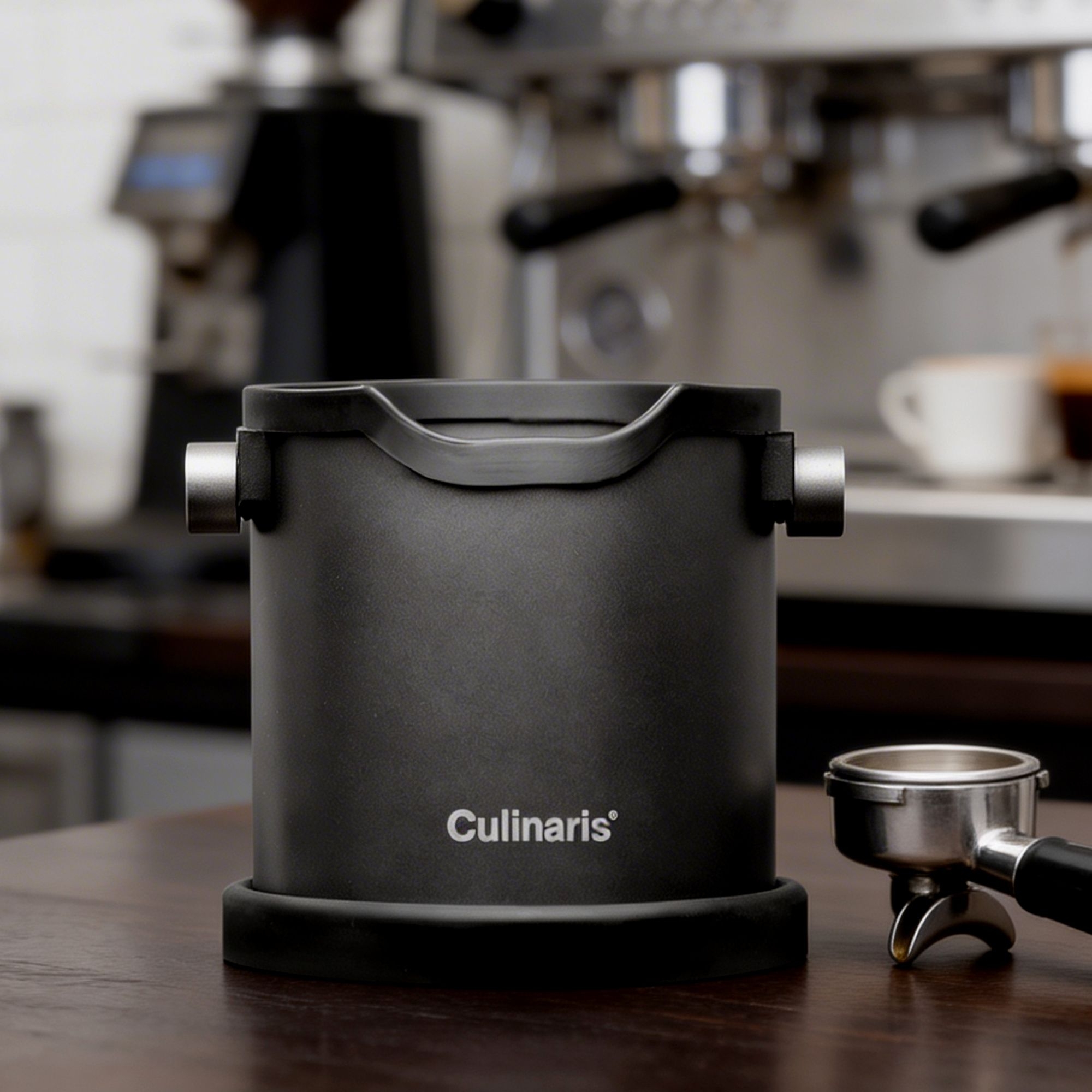 Espresso Knock Box - matt black | Culinaris