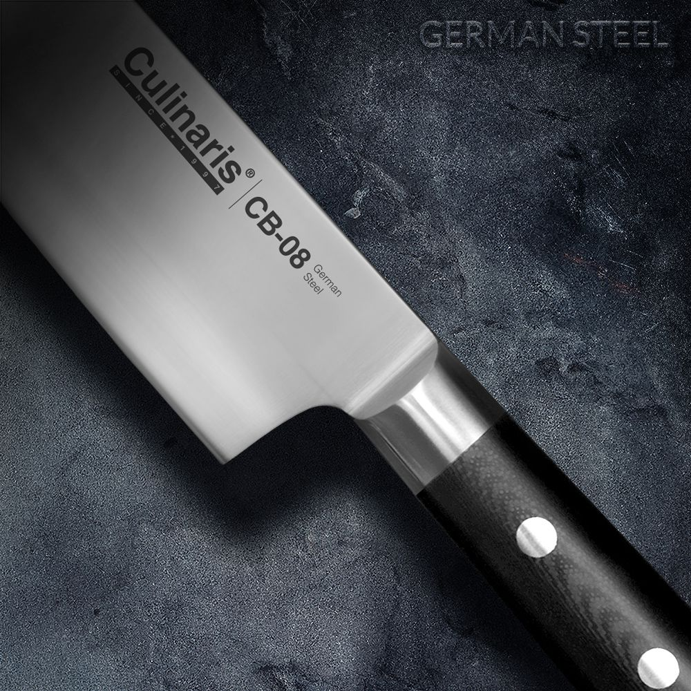 Chef's knife large - Black series - 20 cm - CB-08 | Culinaris